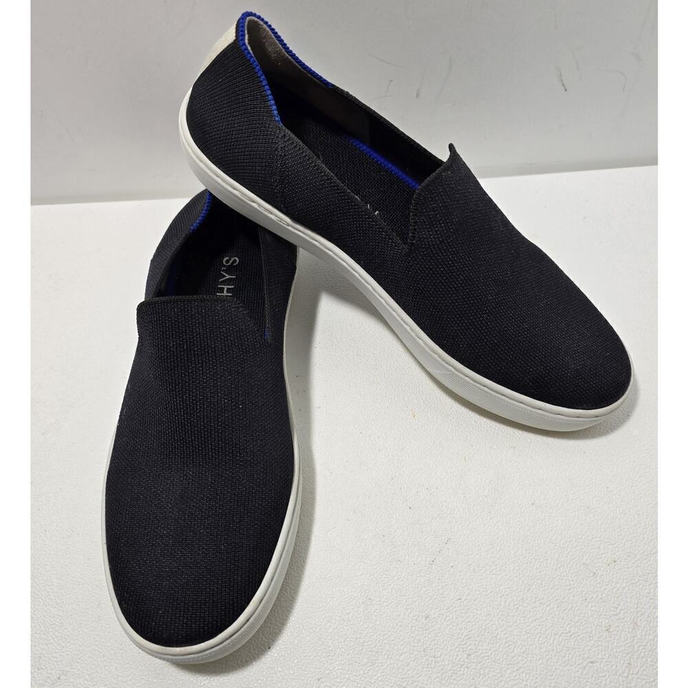 Rothy’s The Original Slip On Sneaker Black Solid Women's Size 9 Knit